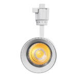 GloboStar® LUGANO 60813 Μονοφασικό Φωτιστικό Σποτ Ράγας LED 30W 3750lm 36° Acrylic HQ LENS AC 220-240V IP20 Φ7.5 x Υ22.7cm Φυσικό Λευκό 4500K - EUROTRACK® System 1L+1N - Λευκό - Bridgelux Chip - TÜV Certified Driver - 5 Χρόνια Εγγύηση - Image 7