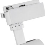 GloboStar® LUGANO 60813 Μονοφασικό Φωτιστικό Σποτ Ράγας LED 30W 3750lm 36° Acrylic HQ LENS AC 220-240V IP20 Φ7.5 x Υ22.7cm Φυσικό Λευκό 4500K - EUROTRACK® System 1L+1N - Λευκό - Bridgelux Chip - TÜV Certified Driver - 5 Χρόνια Εγγύηση - Image 10
