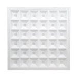 GloboStar® ZEUS 60969 Χωνευτό LED Panel 60x60cm 48W 7200lm 120° CRI≥86Ra UGR<19 Anti-Glare Shield Diffuser AC 220-240V IP44 Μ60 x Π60 x Υ3.3cm - Φυσικό Λευκό 4500K - Bridgelux High Lumen Chips - TÜV Certified Driver - 5 Years Warranty - Image 4