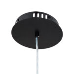 GloboStar® ACRYLICA 60975 Κρεμαστό Φωτιστικό Οροφής Design LED CCT 20W 2240lm 360° AC 220-240V - Εναλλαγή Φωτισμού μέσω Διακόπτη On/Off All In One Ψυχρό 6000k+Φυσικό 4500k+Θερμό 2700k Φ60cm - Μαύρο με Διάφανο Laser Designed Plexiglass - 3 Years Warranty - Image 12