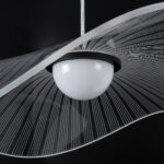 GloboStar® ACRYLICA 60975 Κρεμαστό Φωτιστικό Οροφής Design LED CCT 20W 2240lm 360° AC 220-240V - Εναλλαγή Φωτισμού μέσω Διακόπτη On/Off All In One Ψυχρό 6000k+Φυσικό 4500k+Θερμό 2700k Φ60cm - Μαύρο με Διάφανο Laser Designed Plexiglass - 3 Years Warranty - Image 13