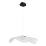 GloboStar® ACRYLICA 60975 Κρεμαστό Φωτιστικό Οροφής Design LED CCT 20W 2240lm 360° AC 220-240V - Εναλλαγή Φωτισμού μέσω Διακόπτη On/Off All In One Ψυχρό 6000k+Φυσικό 4500k+Θερμό 2700k Φ60cm - Μαύρο με Διάφανο Laser Designed Plexiglass - 3 Years Warranty - Image 7