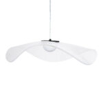 GloboStar® ACRYLICA 60975 Κρεμαστό Φωτιστικό Οροφής Design LED CCT 20W 2240lm 360° AC 220-240V - Εναλλαγή Φωτισμού μέσω Διακόπτη On/Off All In One Ψυχρό 6000k+Φυσικό 4500k+Θερμό 2700k Φ60cm - Μαύρο με Διάφανο Laser Designed Plexiglass - 3 Years Warranty - Image 8