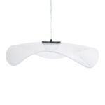 GloboStar® ACRYLICA 60975 Κρεμαστό Φωτιστικό Οροφής Design LED CCT 20W 2240lm 360° AC 220-240V - Εναλλαγή Φωτισμού μέσω Διακόπτη On/Off All In One Ψυχρό 6000k+Φυσικό 4500k+Θερμό 2700k Φ60cm - Μαύρο με Διάφανο Laser Designed Plexiglass - 3 Years Warranty - Image 9