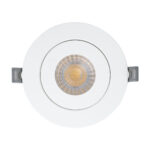 GloboStar® LEXIS JOINT 60991 Χωνευτό LED Κινούμενο Spot Downlight 7W 660lm 45° AC 220-240V IP44 Φ12cm x Υ3.1cm - Στρόγγυλο - Λευκό - Θερμό Λευκό 2700K - Bridgelux Chip - TÜV Certified Driver - 5 Years Warranty - Image 6