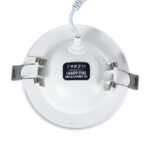 GloboStar® LEXIS JOINT 60991 Χωνευτό LED Κινούμενο Spot Downlight 7W 660lm 45° AC 220-240V IP44 Φ12cm x Υ3.1cm - Στρόγγυλο - Λευκό - Θερμό Λευκό 2700K - Bridgelux Chip - TÜV Certified Driver - 5 Years Warranty - Image 7