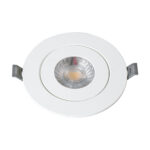 GloboStar® LEXIS JOINT 60991 Χωνευτό LED Κινούμενο Spot Downlight 7W 660lm 45° AC 220-240V IP44 Φ12cm x Υ3.1cm - Στρόγγυλο - Λευκό - Θερμό Λευκό 2700K - Bridgelux Chip - TÜV Certified Driver - 5 Years Warranty - Image 8
