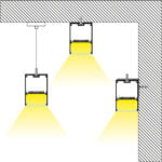 GloboStar® ORION 61030-P Γραμμικό Κρεμαστό Φωτιστικό Linear LED CCT 72W 8600lm 120° AC 220-240V Μ120 x Π5.5 x Υ7cm - Εναλλαγή Φωτισμού μέσω Τηλεχειριστηρίου All In One Ψυχρό 6000k+Φυσικό 4500k+Θερμό 2700k Dimmable - Μαύρο - 3 Years Warranty - Image 12
