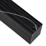 GloboStar® ORION 61030-P Γραμμικό Κρεμαστό Φωτιστικό Linear LED CCT 72W 8600lm 120° AC 220-240V Μ120 x Π5.5 x Υ7cm - Εναλλαγή Φωτισμού μέσω Τηλεχειριστηρίου All In One Ψυχρό 6000k+Φυσικό 4500k+Θερμό 2700k Dimmable - Μαύρο - 3 Years Warranty - Image 6