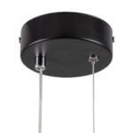GloboStar® CYCLOS 61073 Κρεμαστό Φωτιστικό Οροφής Design LED CCT 9W 1080lm 300° AC 220-240V - Εναλλαγή Φωτισμού μέσω Διακόπτη On/Off All In One Ψυχρό 6000k+Φυσικό 4500k+Θερμό 2700k Μ21 x Π2.3 x Υ26.5cm - Μαύρο - Image 7