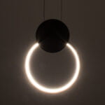 GloboStar® CYCLOS 61073 Κρεμαστό Φωτιστικό Οροφής Design LED CCT 9W 1080lm 300° AC 220-240V - Εναλλαγή Φωτισμού μέσω Διακόπτη On/Off All In One Ψυχρό 6000k+Φυσικό 4500k+Θερμό 2700k Μ21 x Π2.3 x Υ26.5cm - Μαύρο - Image 10