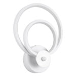 GloboStar® FREDDIE 61077 Φωτιστικό Τοίχου - Απλίκα Design LED CCT 15W 1800lm 300° AC 220-240V - Εναλλαγή Φωτισμού μέσω Διακόπτη On/Off All In One Ψυχρό 6000k+Φυσικό 4500k+Θερμό 2700k Μ20 x Π7.5 x Υ25cm - Λευκό - Image 3