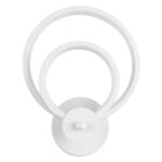 GloboStar® FREDDIE 61077 Φωτιστικό Τοίχου - Απλίκα Design LED CCT 15W 1800lm 300° AC 220-240V - Εναλλαγή Φωτισμού μέσω Διακόπτη On/Off All In One Ψυχρό 6000k+Φυσικό 4500k+Θερμό 2700k Μ20 x Π7.5 x Υ25cm - Λευκό - Image 4