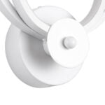 GloboStar® FREDDIE 61077 Φωτιστικό Τοίχου - Απλίκα Design LED CCT 15W 1800lm 300° AC 220-240V - Εναλλαγή Φωτισμού μέσω Διακόπτη On/Off All In One Ψυχρό 6000k+Φυσικό 4500k+Θερμό 2700k Μ20 x Π7.5 x Υ25cm - Λευκό - Image 6