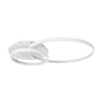 GloboStar® NEMESIS 61106 Φωτιστικό Οροφής Δαχτυλίδι-Κύκλος LED CCT 67W 7573lm 360° AC 220-240V - Εναλλαγή Φωτισμού μέσω Τηλεχειριστηρίου All In One Ψυχρό 6000k+Φυσικό 4500k+Θερμό 2700k Dimmable Φ25+45cm+BackLight - Λευκό - 3 Years Warranty - Image 3