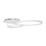 GloboStar® NEMESIS 61106 Φωτιστικό Οροφής Δαχτυλίδι-Κύκλος LED CCT 67W 7573lm 360° AC 220-240V - Εναλλαγή Φωτισμού μέσω Τηλεχειριστηρίου All In One Ψυχρό 6000k+Φυσικό 4500k+Θερμό 2700k Dimmable Φ25+45cm+BackLight - Λευκό - 3 Years Warranty - Image 4