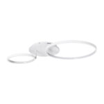 GloboStar® NEMESIS 61106 Φωτιστικό Οροφής Δαχτυλίδι-Κύκλος LED CCT 67W 7573lm 360° AC 220-240V - Εναλλαγή Φωτισμού μέσω Τηλεχειριστηρίου All In One Ψυχρό 6000k+Φυσικό 4500k+Θερμό 2700k Dimmable Φ25+45cm+BackLight - Λευκό - 3 Years Warranty - Image 6