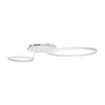 GloboStar® NEMESIS 61106 Φωτιστικό Οροφής Δαχτυλίδι-Κύκλος LED CCT 67W 7573lm 360° AC 220-240V - Εναλλαγή Φωτισμού μέσω Τηλεχειριστηρίου All In One Ψυχρό 6000k+Φυσικό 4500k+Θερμό 2700k Dimmable Φ25+45cm+BackLight - Λευκό - 3 Years Warranty - Image 7