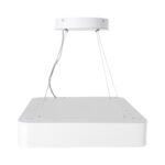 GloboStar® KAMALA 61207-S Πλαφονιέρα Οροφής LED CCT 67W 7370lm 120° AC 220-240V - Εναλλαγή Φωτισμού μέσω Τηλεχειριστηρίου All In One Ψυχρό 6000k+Φυσικό 4500k+Θερμό 2700k Dimmable Μ40 x Π40 x Υ8cm - Λευκό - 3 Years Warranty - Image 12