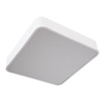 GloboStar® KAMALA 61207-S Πλαφονιέρα Οροφής LED CCT 67W 7370lm 120° AC 220-240V - Εναλλαγή Φωτισμού μέσω Τηλεχειριστηρίου All In One Ψυχρό 6000k+Φυσικό 4500k+Θερμό 2700k Dimmable Μ40 x Π40 x Υ8cm - Λευκό - 3 Years Warranty - Image 4