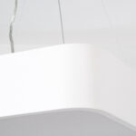 GloboStar® KAMALA 61207-S Πλαφονιέρα Οροφής LED CCT 67W 7370lm 120° AC 220-240V - Εναλλαγή Φωτισμού μέσω Τηλεχειριστηρίου All In One Ψυχρό 6000k+Φυσικό 4500k+Θερμό 2700k Dimmable Μ40 x Π40 x Υ8cm - Λευκό - 3 Years Warranty - Image 7
