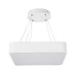 GloboStar® KAMALA 61207-S Πλαφονιέρα Οροφής LED CCT 67W 7370lm 120° AC 220-240V - Εναλλαγή Φωτισμού μέσω Τηλεχειριστηρίου All In One Ψυχρό 6000k+Φυσικό 4500k+Θερμό 2700k Dimmable Μ40 x Π40 x Υ8cm - Λευκό - 3 Years Warranty - Image 10