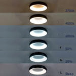 GloboStar® SALEM 61239 Πλαφονιέρα Οροφής Δαχτυλίδι-Κύκλος LED CCT 105W 12075lm 120° AC 220-240V - Εναλλαγή Φωτισμού μέσω Τηλεχειριστηρίου All In One Ψυχρό 6000k+Φυσικό 4500k+Θερμό 2700k Dimmable Φ60cm - Χρυσό Σαμπανιζέ - 3 Years Warranty - Image 12
