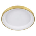 GloboStar® SALEM 61239 Πλαφονιέρα Οροφής Δαχτυλίδι-Κύκλος LED CCT 105W 12075lm 120° AC 220-240V - Εναλλαγή Φωτισμού μέσω Τηλεχειριστηρίου All In One Ψυχρό 6000k+Φυσικό 4500k+Θερμό 2700k Dimmable Φ60cm - Χρυσό Σαμπανιζέ - 3 Years Warranty - Image 5