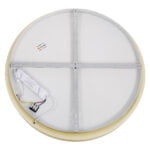 GloboStar® SALEM 61239 Πλαφονιέρα Οροφής Δαχτυλίδι-Κύκλος LED CCT 105W 12075lm 120° AC 220-240V - Εναλλαγή Φωτισμού μέσω Τηλεχειριστηρίου All In One Ψυχρό 6000k+Φυσικό 4500k+Θερμό 2700k Dimmable Φ60cm - Χρυσό Σαμπανιζέ - 3 Years Warranty - Image 6