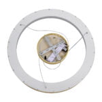 GloboStar® SALEM 61247 Κρεμαστή Πλαφονιέρα Οροφής Δαχτυλίδι-Κύκλος LED CCT 105W 12075lm 120° AC 220-240V - Εναλλαγή Φωτισμού μέσω Τηλεχειριστηρίου All In One Ψυχρό 6000k+Φυσικό 4500k+Θερμό 2700k Dimmable Φ60cm - Χρυσό Σαμπανιζέ - 3 Years Warranty - Image 8