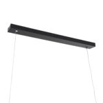 GloboStar® WINDY 61292 Κρεμαστό Φωτιστικό Οροφής Design LED CCT 67W 7504lm 300° AC 220-240V - Εναλλαγή Φωτισμού μέσω Τηλεχειριστηρίου All In One Ψυχρό 6000k+Φυσικό 4500k+Θερμό 2700k Dimmable Μ120 x Π4 x Υ30cm - Μαύρο - 3 Years Warranty - Image 8