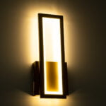 GloboStar® TIARA 61328 Φωτιστικό Τοίχου - Απλίκα Design LED CCT 12W 1440lm 360° AC 220-240V - Εναλλαγή Φωτισμού μέσω Διακόπτη On/Off All In One Ψυχρό 6000k+Φυσικό 4500k+Θερμό 2700k Μ12.5 x Π4 x Υ32cm - Χρυσό - 3 Years Warranty - Image 7