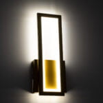 GloboStar® TIARA 61328 Φωτιστικό Τοίχου - Απλίκα Design LED CCT 12W 1440lm 360° AC 220-240V - Εναλλαγή Φωτισμού μέσω Διακόπτη On/Off All In One Ψυχρό 6000k+Φυσικό 4500k+Θερμό 2700k Μ12.5 x Π4 x Υ32cm - Χρυσό - 3 Years Warranty - Image 8