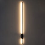 GloboStar® HARLEM 61335 Φωτιστικό Τοίχου - Απλίκα Design LED CCT 18W 2160lm 120° AC 220-240V - Εναλλαγή Φωτισμού μέσω Διακόπτη On/Off All In One Ψυχρό 6000k+Φυσικό 4500k+Θερμό 2700k Μ5 x Π4 x Υ120cm - Μαύρο - 3 Years Warranty - Image 9