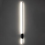 GloboStar® HARLEM 61335 Φωτιστικό Τοίχου - Απλίκα Design LED CCT 18W 2160lm 120° AC 220-240V - Εναλλαγή Φωτισμού μέσω Διακόπτη On/Off All In One Ψυχρό 6000k+Φυσικό 4500k+Θερμό 2700k Μ5 x Π4 x Υ120cm - Μαύρο - 3 Years Warranty - Image 10