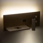 GloboStar® PALADIN 61359 Μοντέρνο Φωτιστικό Τοίχου - Απλίκα Ξενοδοχείου Bed Side LED 6W 720lm 36° AC 220-240V - Reading Light & Κρυφός Φωτισμός - Φορτιστές USB 3A & Wireless 20W - Μ30 x Π11 x Υ12cm - Φυσικό Λευκό 4500K - Ξύλο & Λευκό - Αριστερό - Image 12