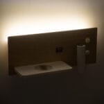 GloboStar® PALADIN 61359 Μοντέρνο Φωτιστικό Τοίχου - Απλίκα Ξενοδοχείου Bed Side LED 6W 720lm 36° AC 220-240V - Reading Light & Κρυφός Φωτισμός - Φορτιστές USB 3A & Wireless 20W - Μ30 x Π11 x Υ12cm - Φυσικό Λευκό 4500K - Ξύλο & Λευκό - Αριστερό - Image 13