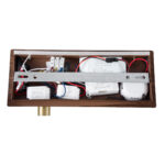 GloboStar® PALADIN 61361 Μοντέρνο Φωτιστικό Τοίχου - Απλίκα Ξενοδοχείου Bed Side LED 6W 720lm 36° AC 220-240V - Reading Light & Κρυφός Φωτισμός - Φορτιστές USB 3A & Wireless 20W - Μ30 x Π11 x Υ12cm - Φυσικό Λευκό 4500K - Ξύλο & Χρυσό - Αριστερό - Image 6