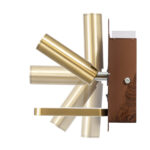 GloboStar® PALADIN 61362 Μοντέρνο Φωτιστικό Τοίχου - Απλίκα Ξενοδοχείου Bed Side LED 6W 720lm 36° AC 220-240V - Reading Light & Κρυφός Φωτισμός - Φορτιστές USB 3A & Wireless 20W - Μ30 x Π11 x Υ12cm - Φυσικό Λευκό 4500K - Ξύλο & Χρυσό - Δεξί - Image 5