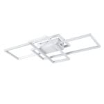 GloboStar® QUADRA 61386 Φωτιστικό Οροφής Design LED CCT 100W 12000lm 120° AC 220-240V - Εναλλαγή Φωτισμού μέσω Τηλεχειριστηρίου All In One Ψυχρό 6000k+Φυσικό 4500k+Θερμό 2700k Dimmable Μ85 x Π45 x Υ9cm - Λευκό - 3 Years Warranty - Image 3