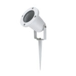 GloboStar® GARDELINI 61483 Καρφωτό Κινούμενο Φωτιστικό Σποτ Κήπου με Ντουί 1 x GU10 VDE Certified AC 220-240V Αδιάβροχο IP65 - Σώμα Αλουμινίου & Υψηλής Αντοχής Tempered Glass & Μ40cm VDE Καλώδιο Σύνδεσης - Φ10 x Υ30cm - Λευκό - 5 Χρόνια Εγγύηση - Image 3