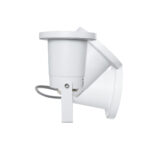 GloboStar® GARDELINI 61483 Καρφωτό Κινούμενο Φωτιστικό Σποτ Κήπου με Ντουί 1 x GU10 VDE Certified AC 220-240V Αδιάβροχο IP65 - Σώμα Αλουμινίου & Υψηλής Αντοχής Tempered Glass & Μ40cm VDE Καλώδιο Σύνδεσης - Φ10 x Υ30cm - Λευκό - 5 Χρόνια Εγγύηση - Image 5