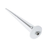 GloboStar® GARDELINI 61483 Καρφωτό Κινούμενο Φωτιστικό Σποτ Κήπου με Ντουί 1 x GU10 VDE Certified AC 220-240V Αδιάβροχο IP65 - Σώμα Αλουμινίου & Υψηλής Αντοχής Tempered Glass & Μ40cm VDE Καλώδιο Σύνδεσης - Φ10 x Υ30cm - Λευκό - 5 Χρόνια Εγγύηση - Image 9