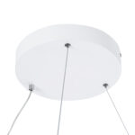 GloboStar® DIAMOND 61521 Κρεμαστό Φωτιστικό Δαχτυλίδι-Κύκλος LED CCT 67W 7504lm 360° AC 220-240V - Εναλλαγή Φωτισμού μέσω Τηλεχειριστηρίου All In One Ψυχρό 6000k+Φυσικό 4500k+Θερμό 2700k Dimmable Φ80cm - Λευκό - 3 Years Warranty - Image 7