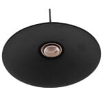 GloboStar® CARAVEL 01042 Vintage Industrial Κρεμαστό Φωτιστικό Οροφής Μονόφωτο Μαύρο Μεταλλικό Καμπάνα Φ36 x Y13cm - Image 7
