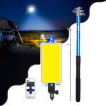 GloboStar® 85821 Τηλεσκοπικό Καλάμι Ψαρέματος 5m με Πάνελ Φωτισμού 800W 48000lm DC 12V Αδιάβροχο IP65 Ψυχρό Λευκό 6000K - Image 2