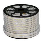 GloboStar® 70513 Wide Ταινία Διπλής Σειράς Epistar LED SMD 2835 1m 24W/m 180LED/m 3144lm/m 120° DC 230V Αδιάβροχη IP68 Ultra Θερμό Λευκό 2200K Dimmable - Image 3