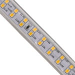 GloboStar® 70513 Wide Ταινία Διπλής Σειράς Epistar LED SMD 2835 1m 24W/m 180LED/m 3144lm/m 120° DC 230V Αδιάβροχη IP68 Ultra Θερμό Λευκό 2200K Dimmable - Image 4