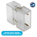 GloboStar® 70550 Σύνδεσμος I με Καρφάκια Wide Ταινίας Διπλής Σειράς LED 2 Pin