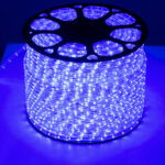 GloboStar® 70606 Φωτοσωλήνας LED DIODE 1m 3.9W/m 36LED/m 117lm/m 360° DC 230V Αδιάβροχος IP68 Μπλε Dimmable - Image 3